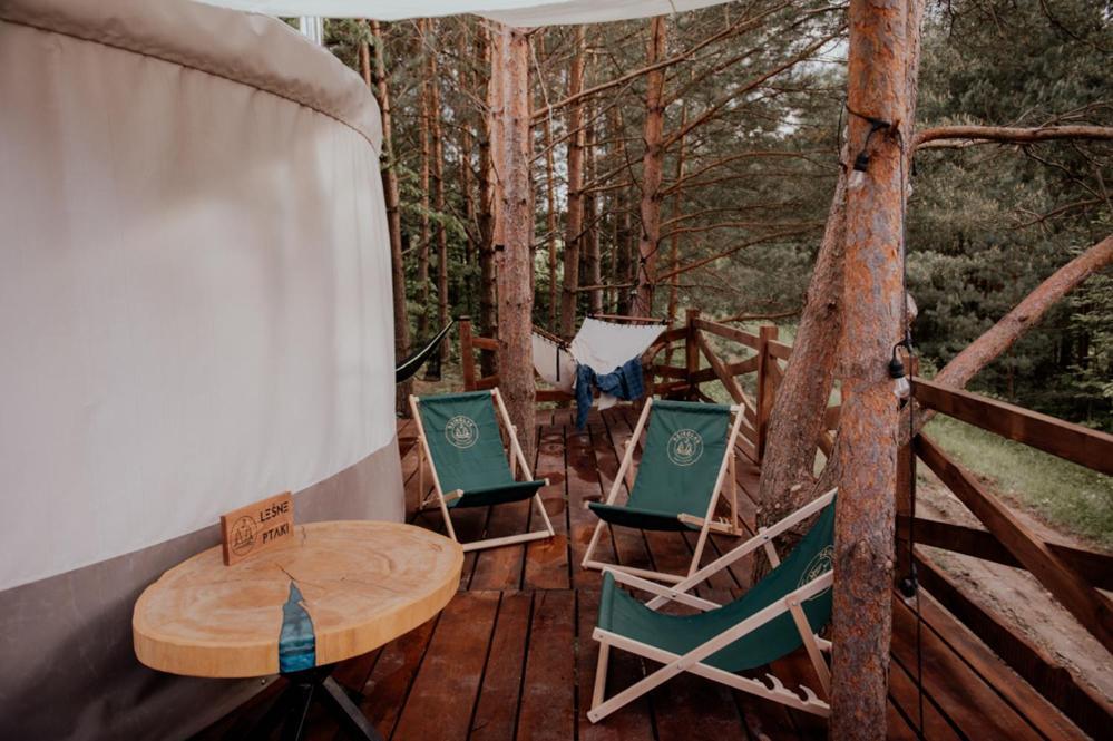 Jurty Z Widokiem, Prywatna Balia- Dzikolas Glamping Krasnobród エクステリア 写真