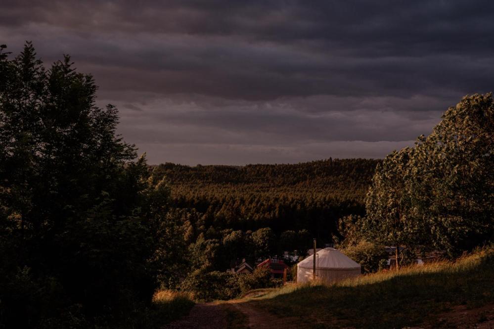 Jurty Z Widokiem, Prywatna Balia- Dzikolas Glamping Krasnobród エクステリア 写真