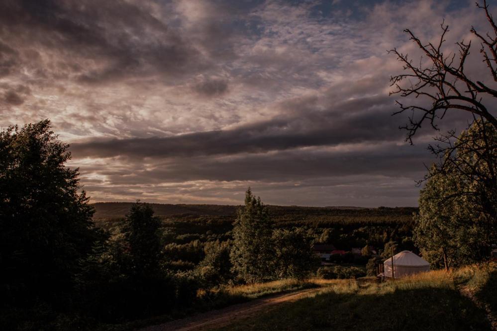 Jurty Z Widokiem, Prywatna Balia- Dzikolas Glamping Krasnobród エクステリア 写真