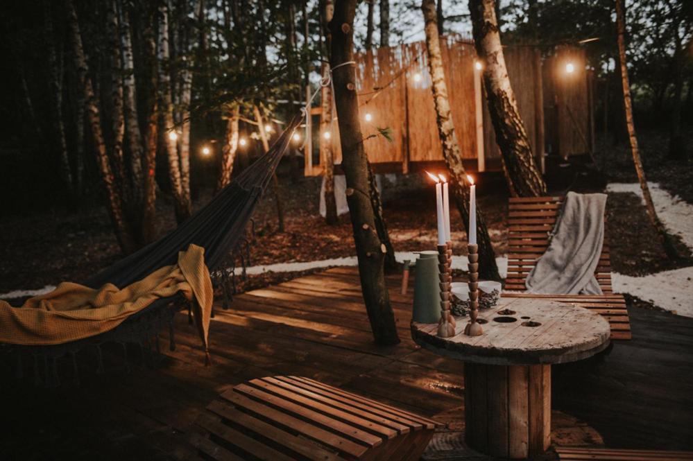 Jurty Z Widokiem, Prywatna Balia- Dzikolas Glamping Krasnobród エクステリア 写真