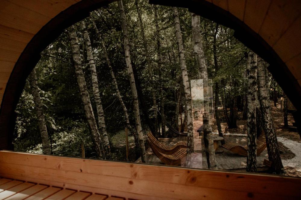 Jurty Z Widokiem, Prywatna Balia- Dzikolas Glamping Krasnobród エクステリア 写真
