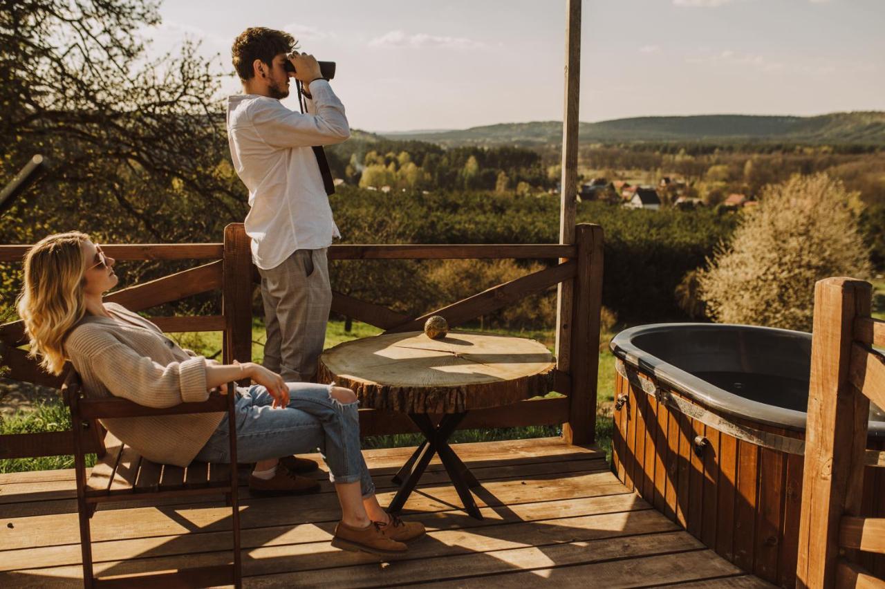 Jurty Z Widokiem, Prywatna Balia- Dzikolas Glamping Krasnobród エクステリア 写真