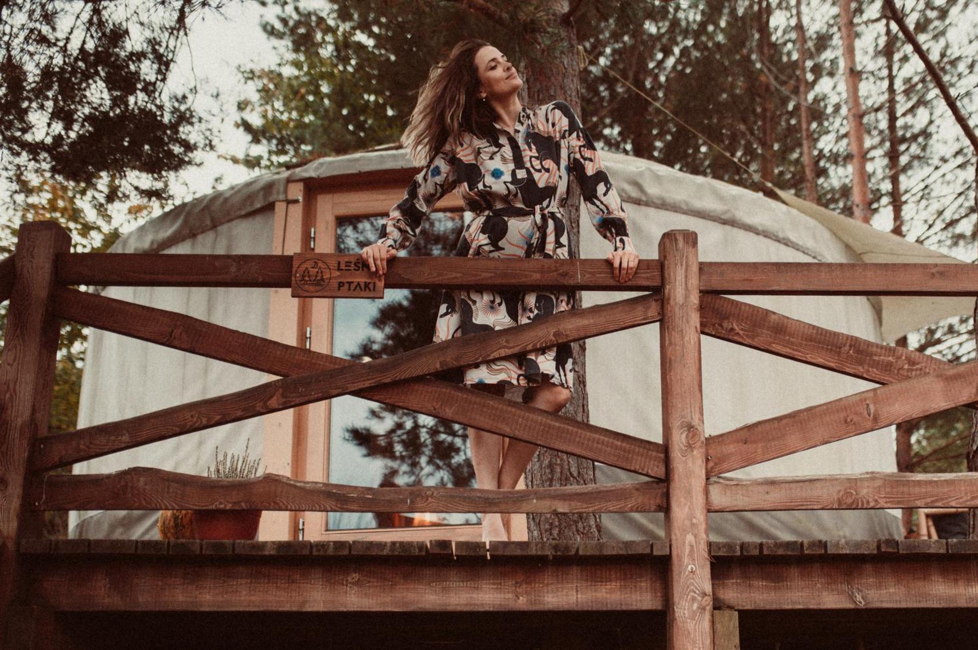 Jurty Z Widokiem, Prywatna Balia- Dzikolas Glamping Krasnobród エクステリア 写真